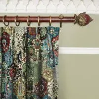 CASPAR Velvet Curtain - Forest