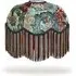 CASPAR Velvet Tilia Lampshade - Forest