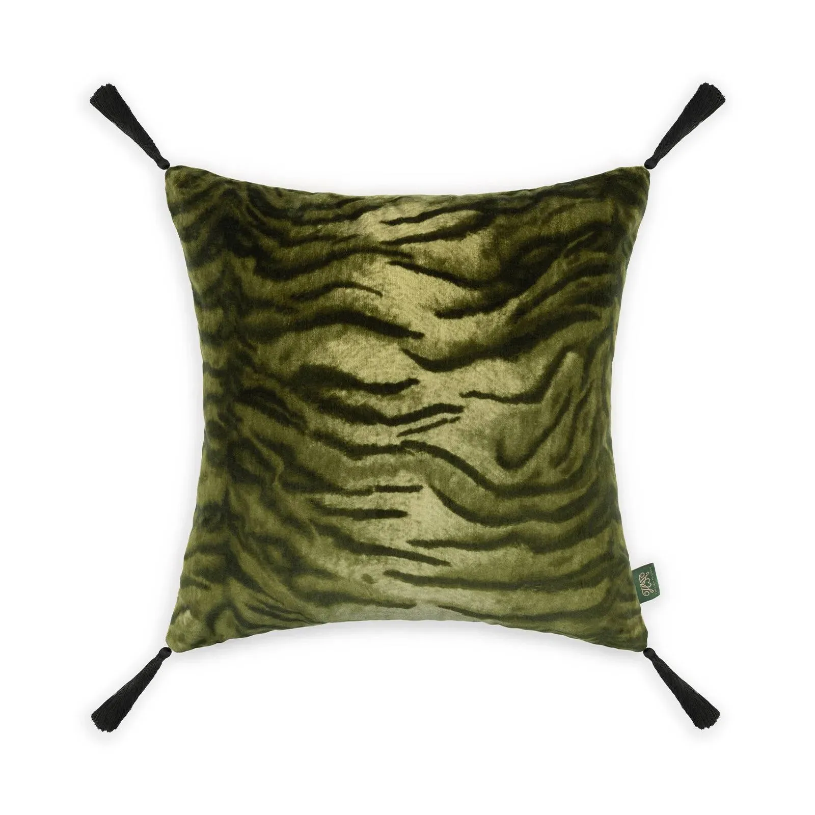 Caspian Velvet Medium Tassel Cushion - Laurustine product
