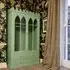 Castle Wardrobe with Glass Doors - Natural, Wood