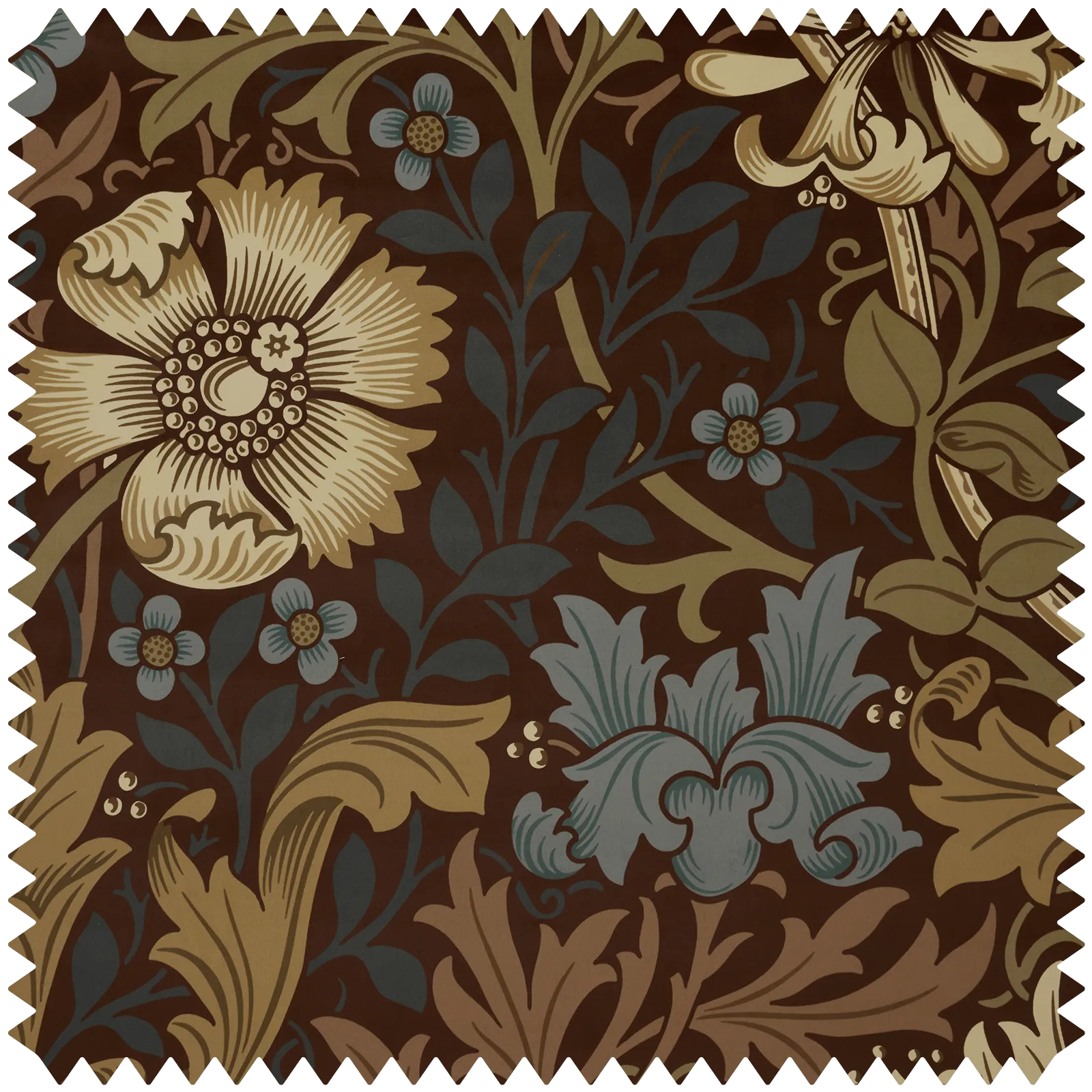 Compton Magna Velvet Upholstery Fabric - Bark product