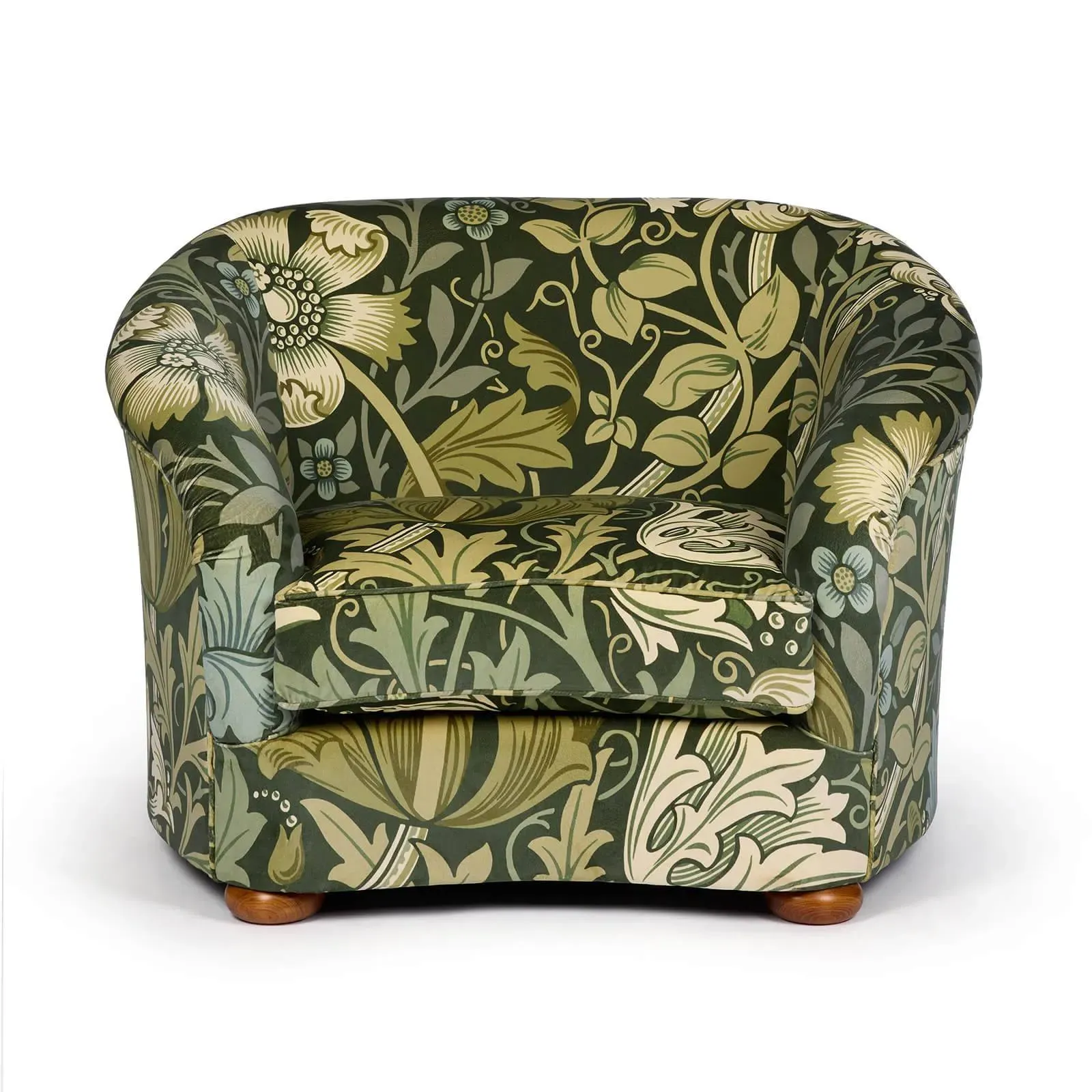 Compton Magna Velvet Vesper Chair - Verde image