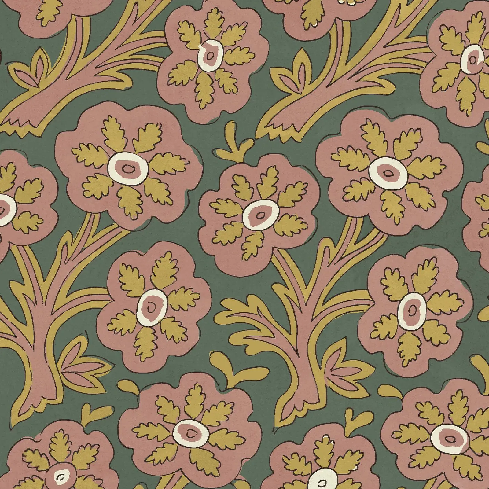 Dalston Daisy Wallpaper Sample - Hedera product