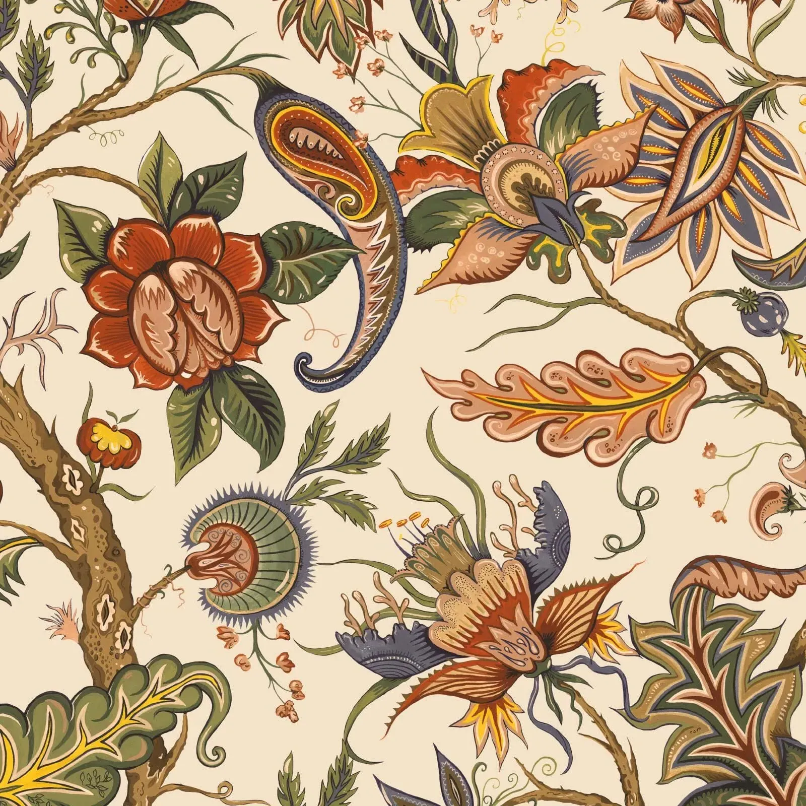 Damas Wallpaper Sample - Cream product