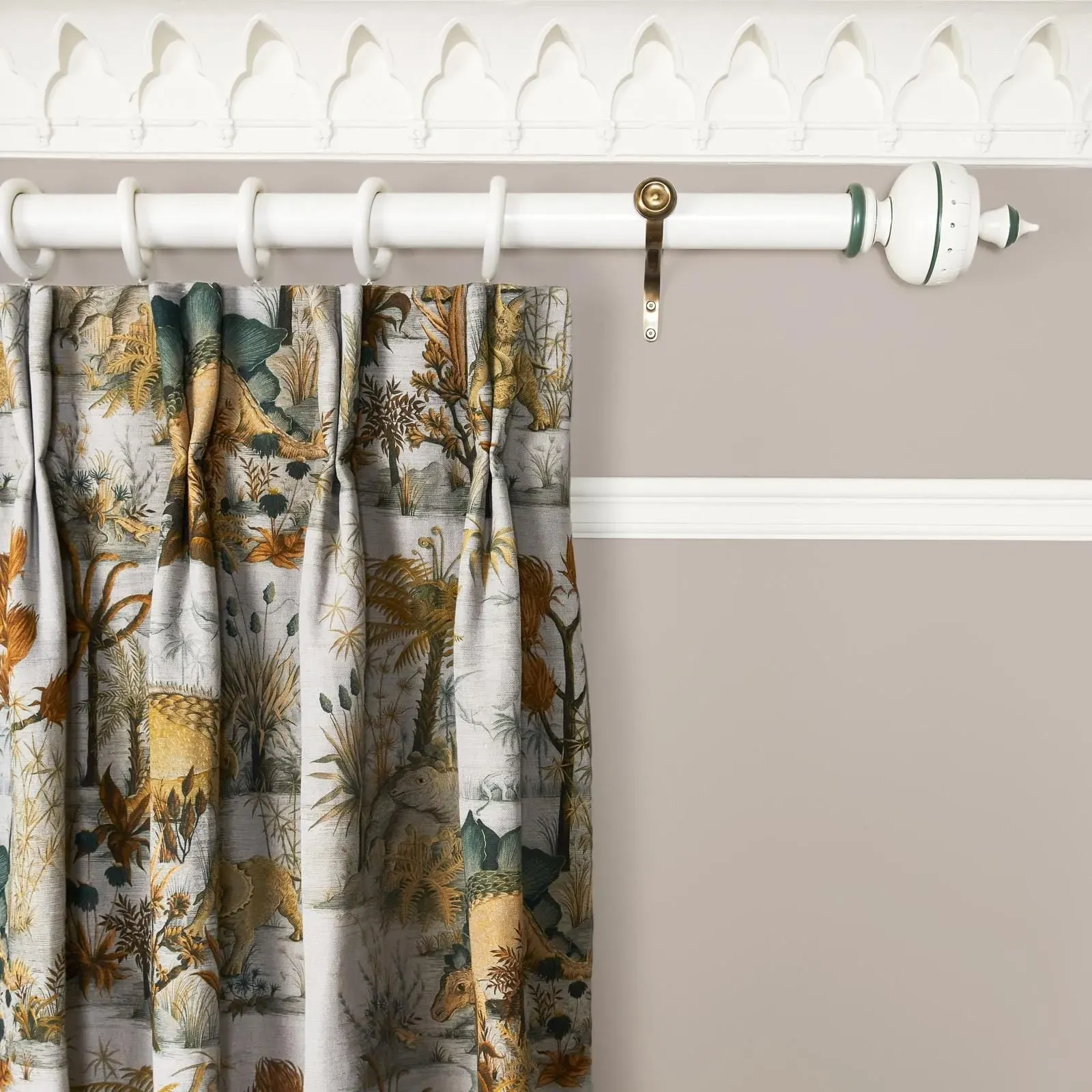 DINOSAURIA Cotton Linen Curtain - Dusk image