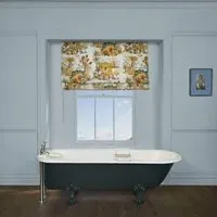 DINOSAURIA Roman Blind - Dusk, Cotton Linen