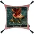 ELECTRIC HEART Organic Velvet Cushion - Tourmaline Pink