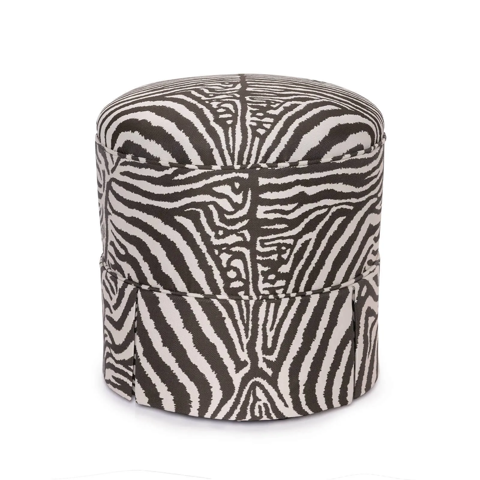 Equus Pomona Ottoman - Cocoa, Jacquard product