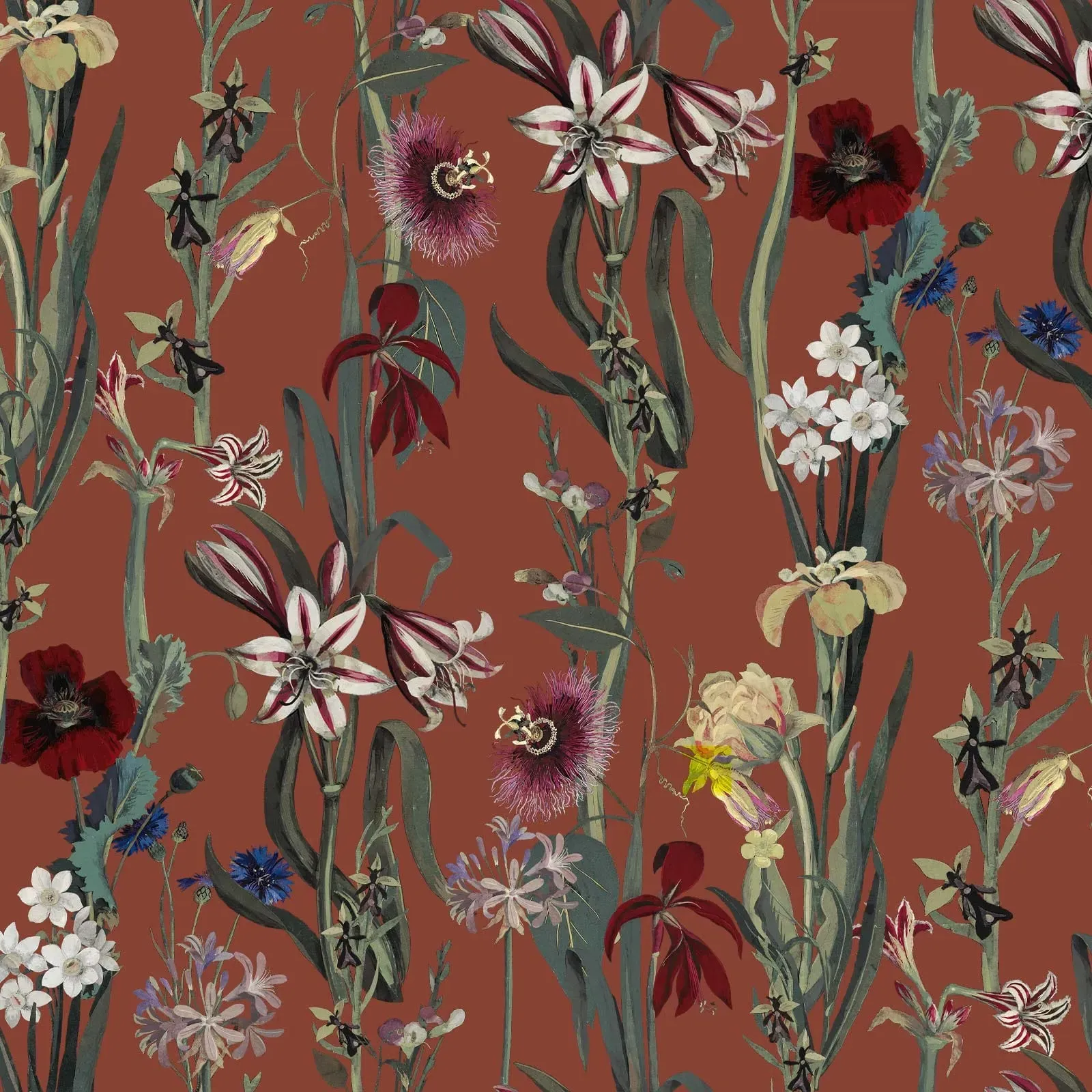 Flora Delanica Wallpaper - Clay product