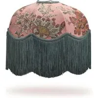 Flora Fantasia Jacquard Tilia Lampshade - Bisque Pink
