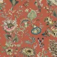 Flora Fantasia Wallpaper - Amber