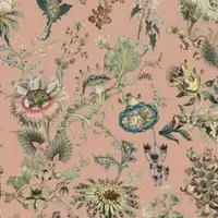 Flora Fantasia Wallpaper - Bisque Pink