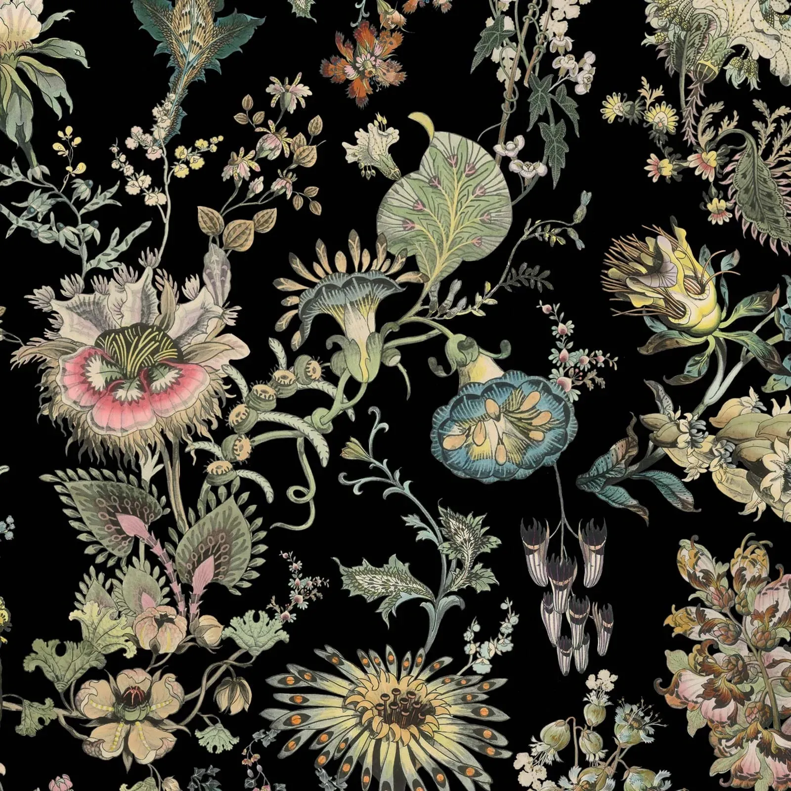 Florafantasia Sample Wallpaper - Noir product