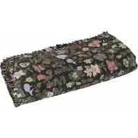FLORALIA Cotton Sateen Quilt - Noir