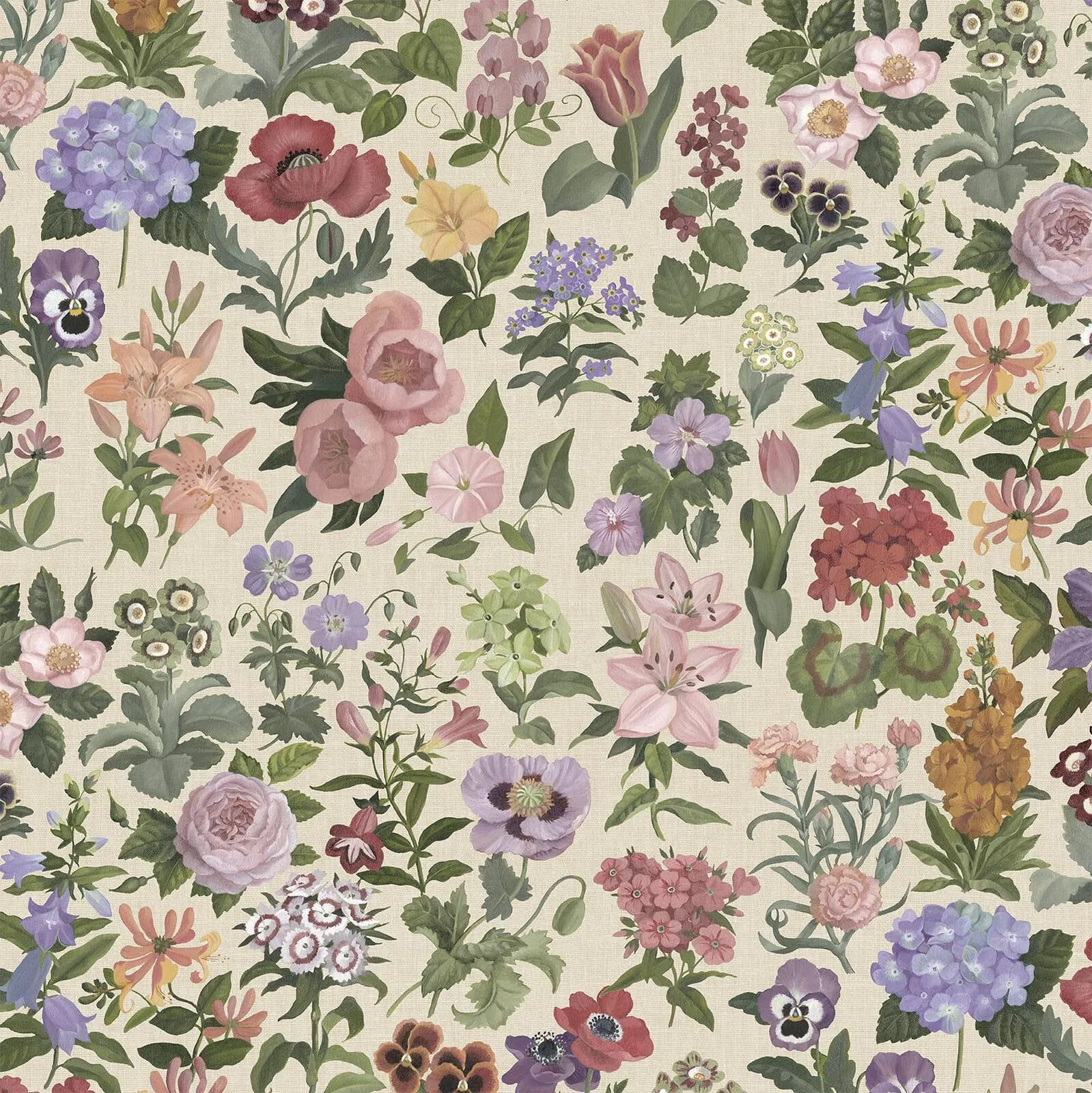 Floralia Wallpaper Sample - Ecru product