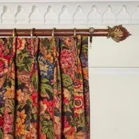 FLORESCENCE Velvet Curtain - Noir