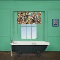 FLORIBUNDA MAGNA Roman Blind - Zenith, Velvet