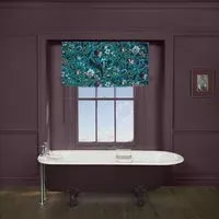 FLORIKA Velvet Roman Blind - Petrol