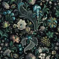 FLORIKA Wallpaper - Onyx