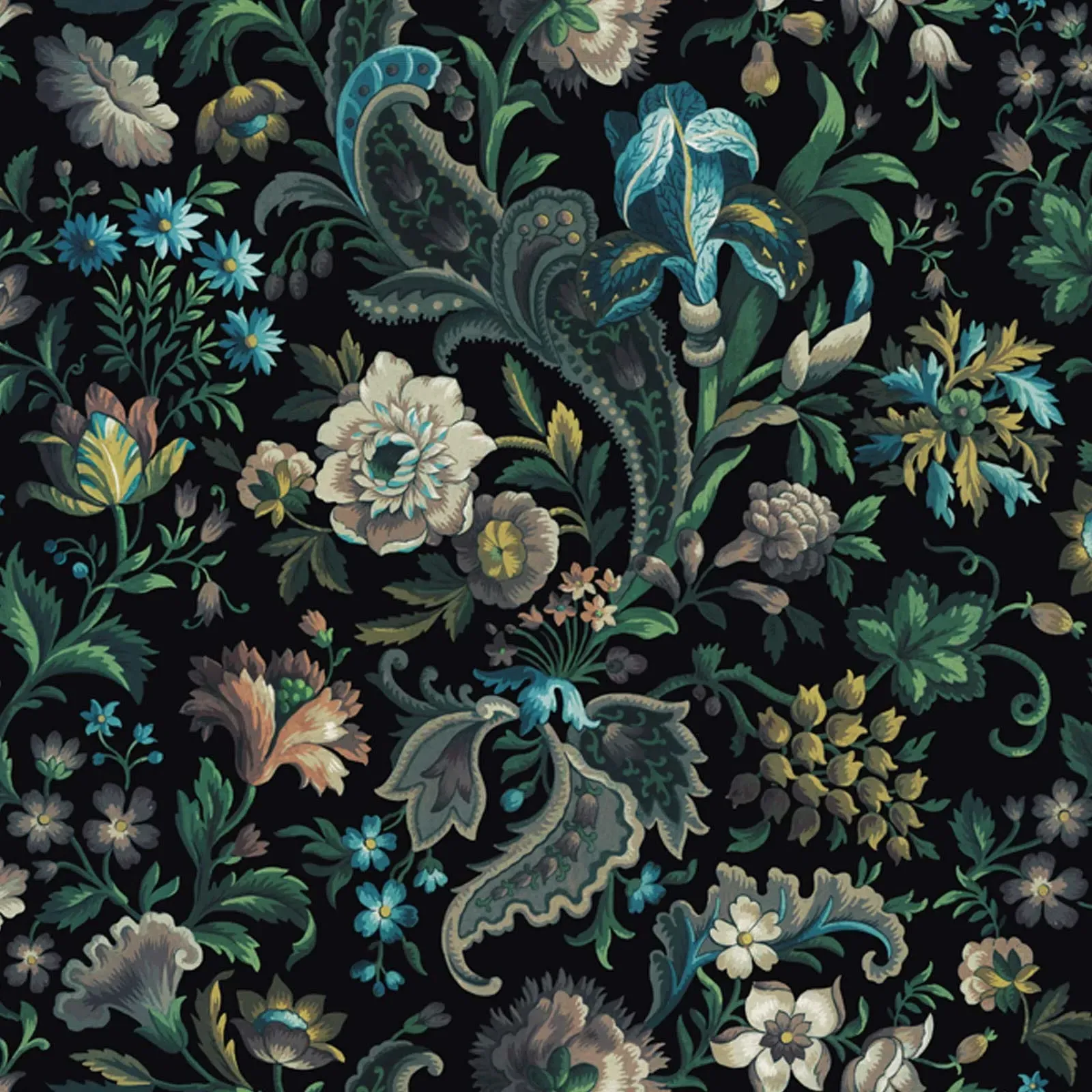 FLORIKA Wallpaper - Onyx image