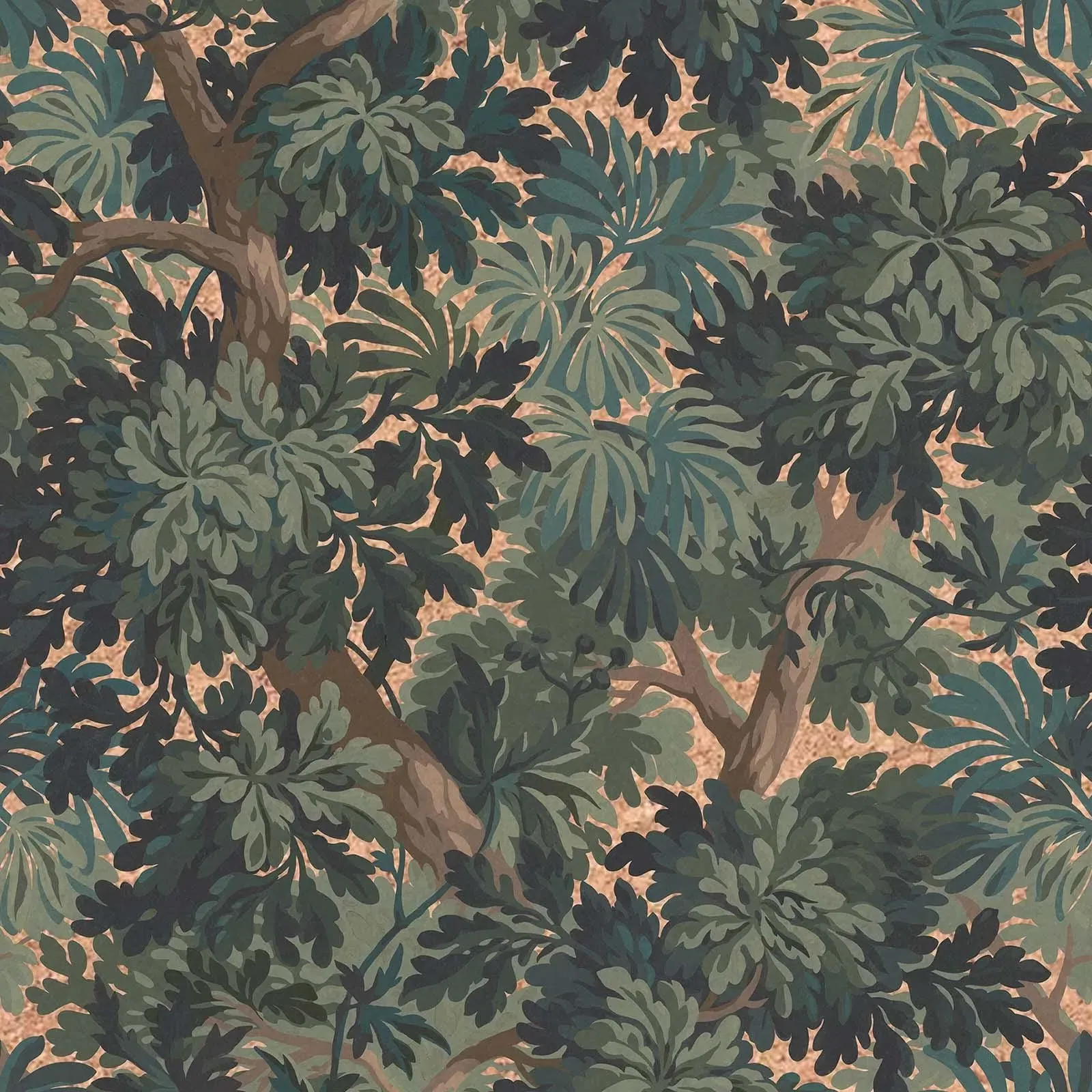 Foris Cork Wallpaper - Cerulean product