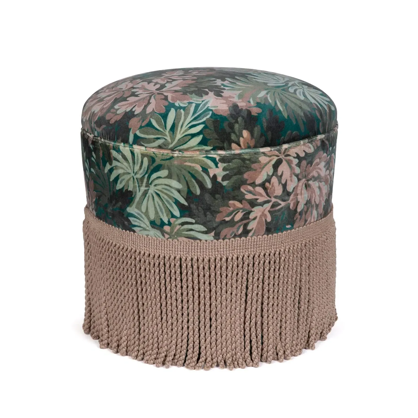 Foris Velvet Ottoman - Cerulean product