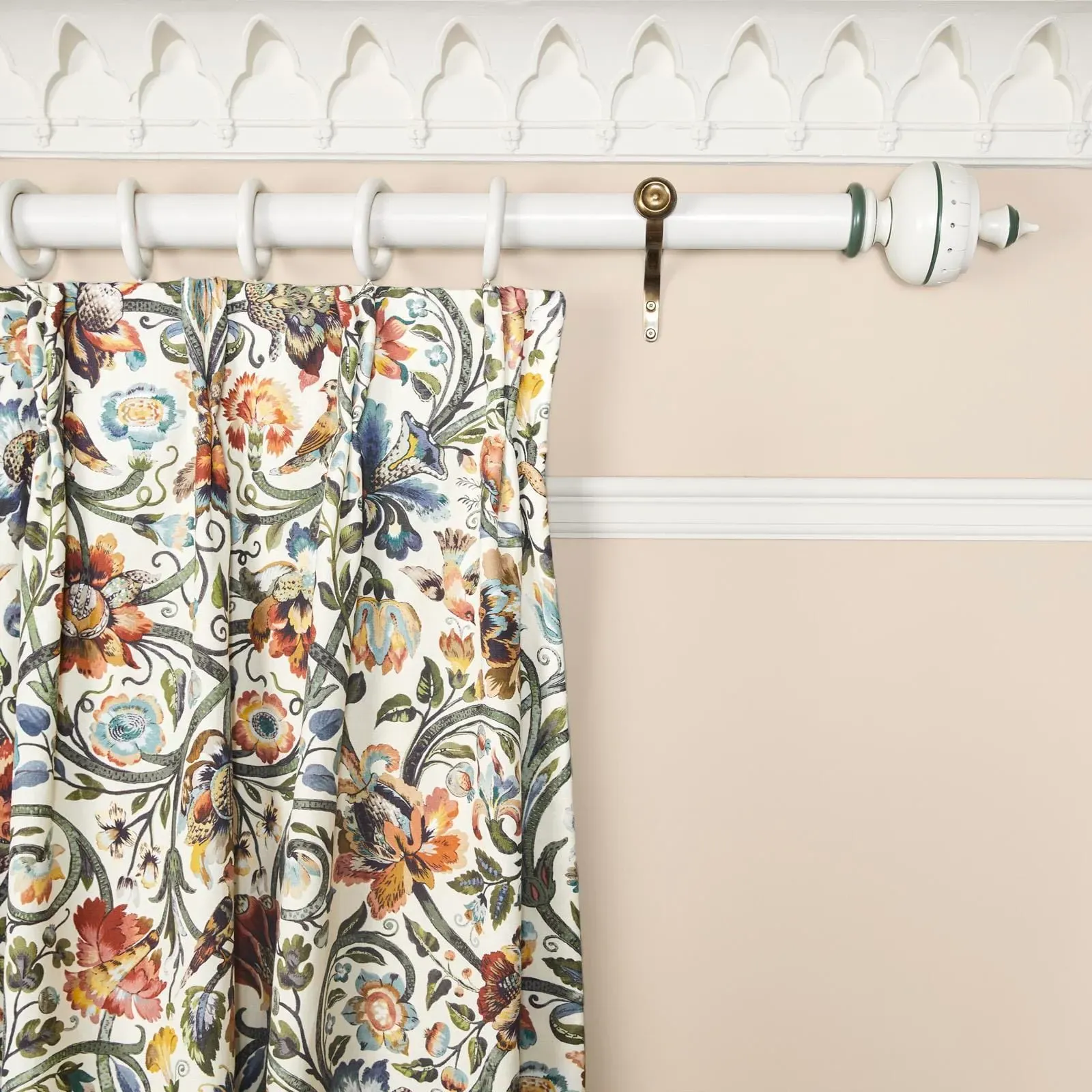Gaia Cotton Linen Curtain - Ecru