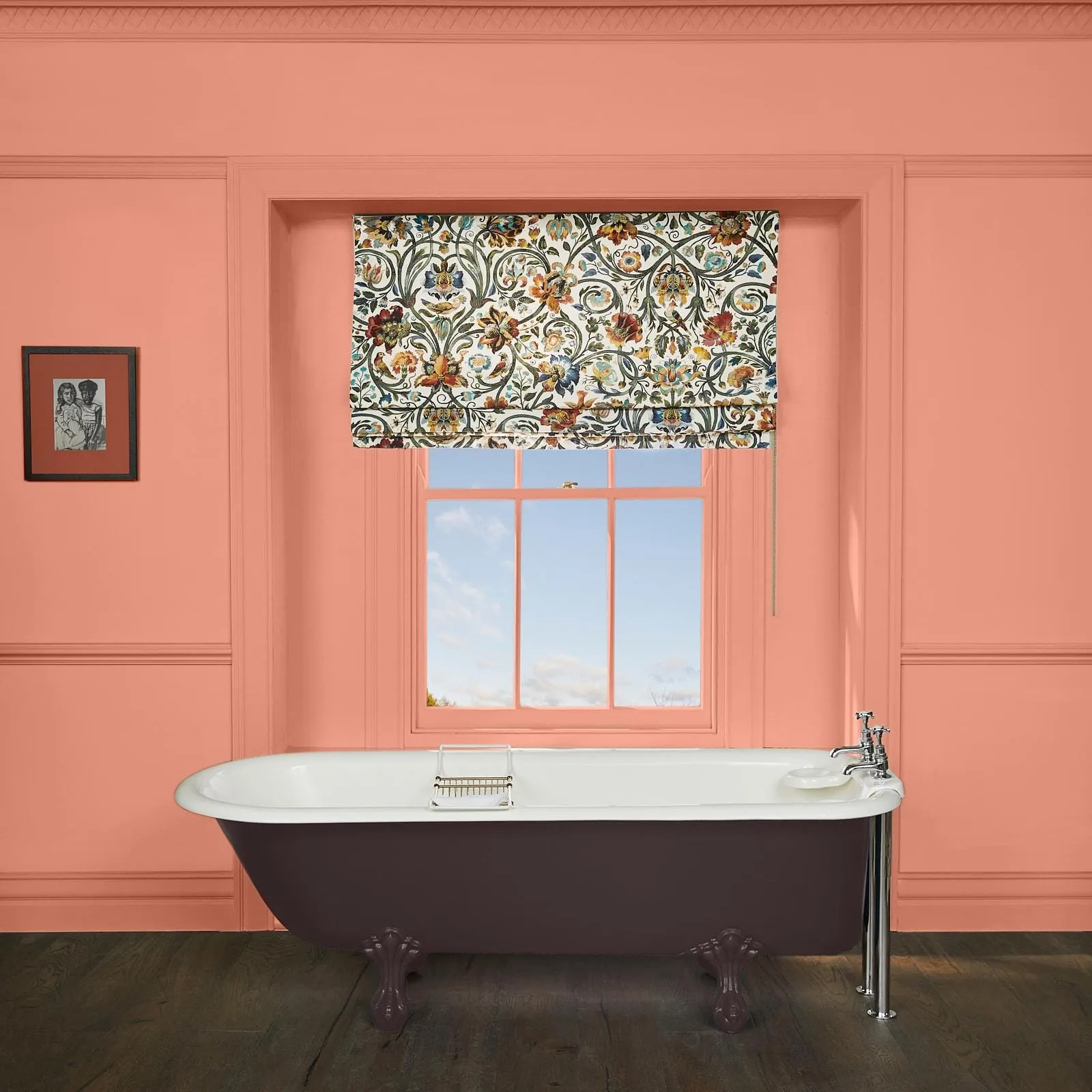 GAIA Roman Blind - Ecru, Cotton Linen