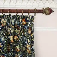 GAIA Velvet Curtain - Midnight