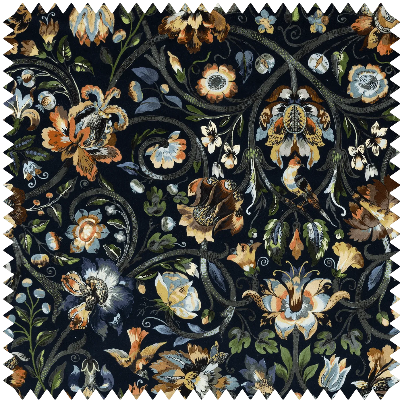 GAIA Velvet Fabric - Midnight, Cotton Blend product
