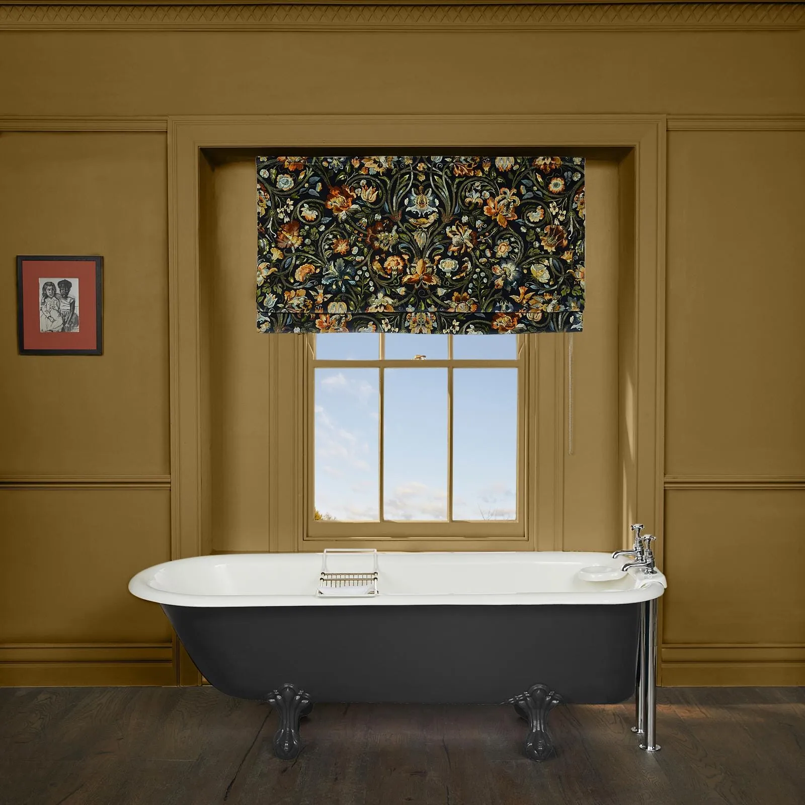 GAIA Velvet Roman Blind - Midnight image