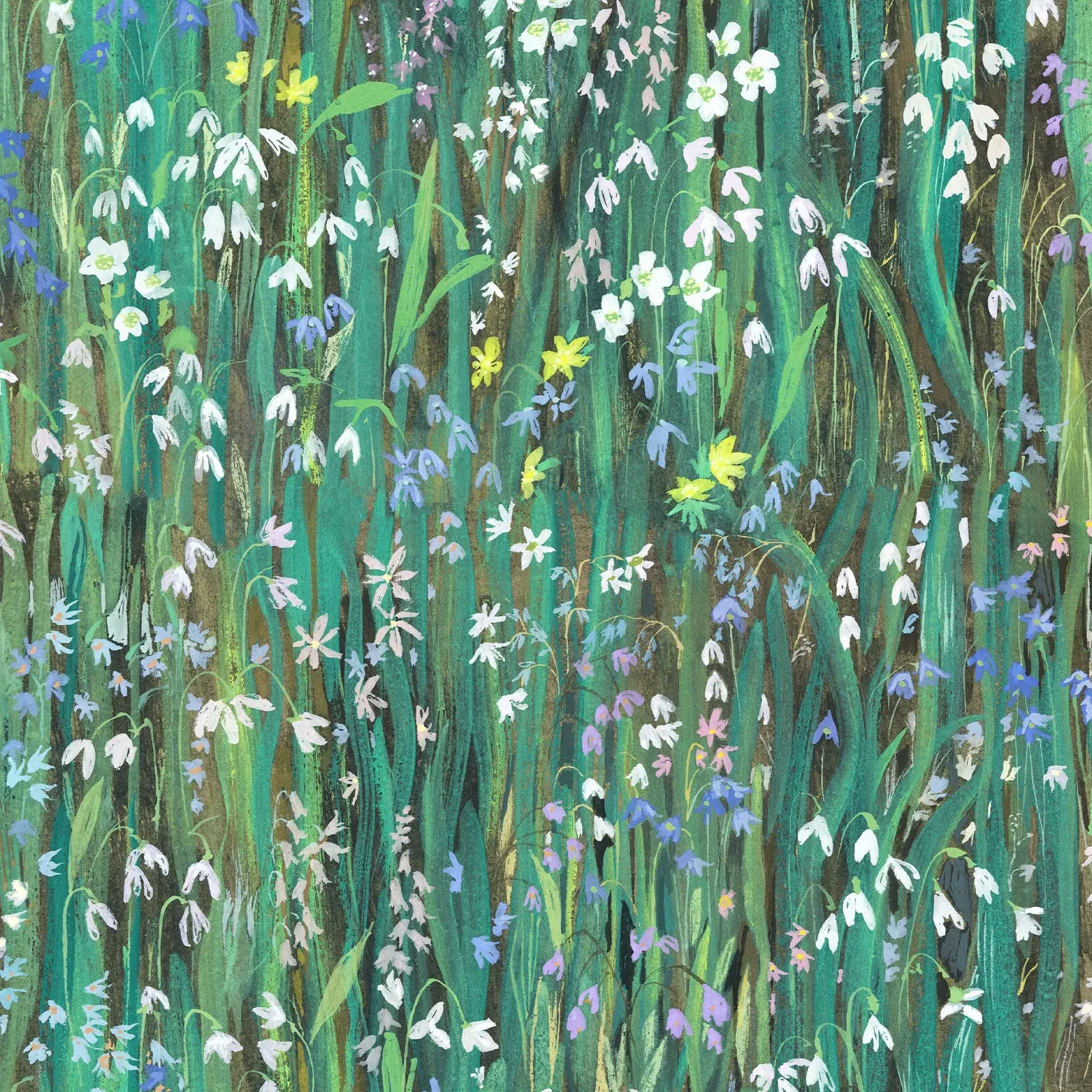 Galanthi Wallpaper - Viridis product