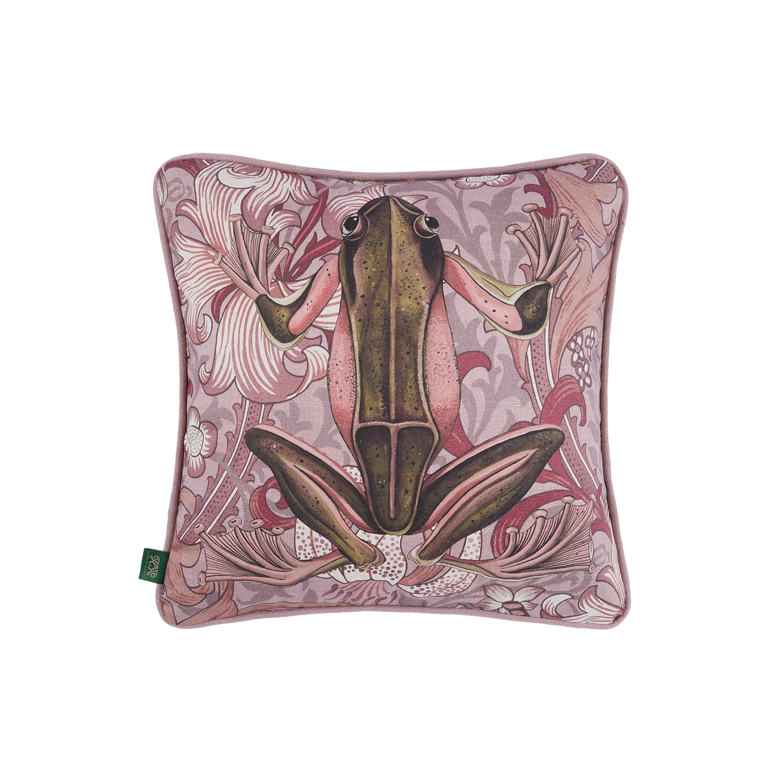 GOLDEN LILY AMPHIBIA Hemp Cushion - Tourmaline image