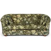 Golden Lily Magna Vesper 3-Seater Sofa - Verde, Velvet