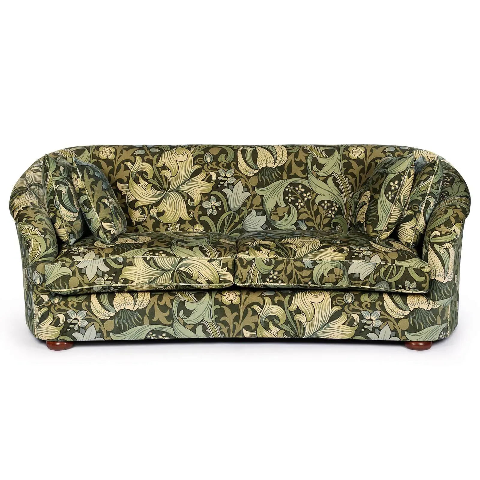 Golden Lily Magna Vesper 3-Seater Sofa - Verde, Velvet image