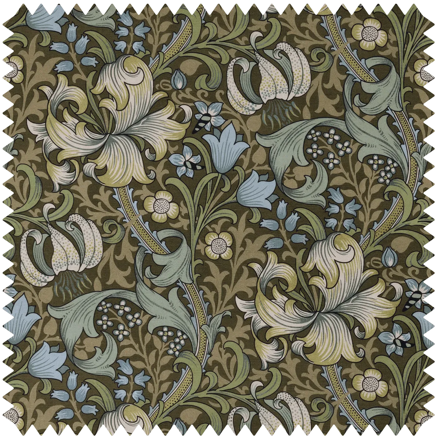 Golden Lily Recycled Performance Fabric - Verde, Polyester product