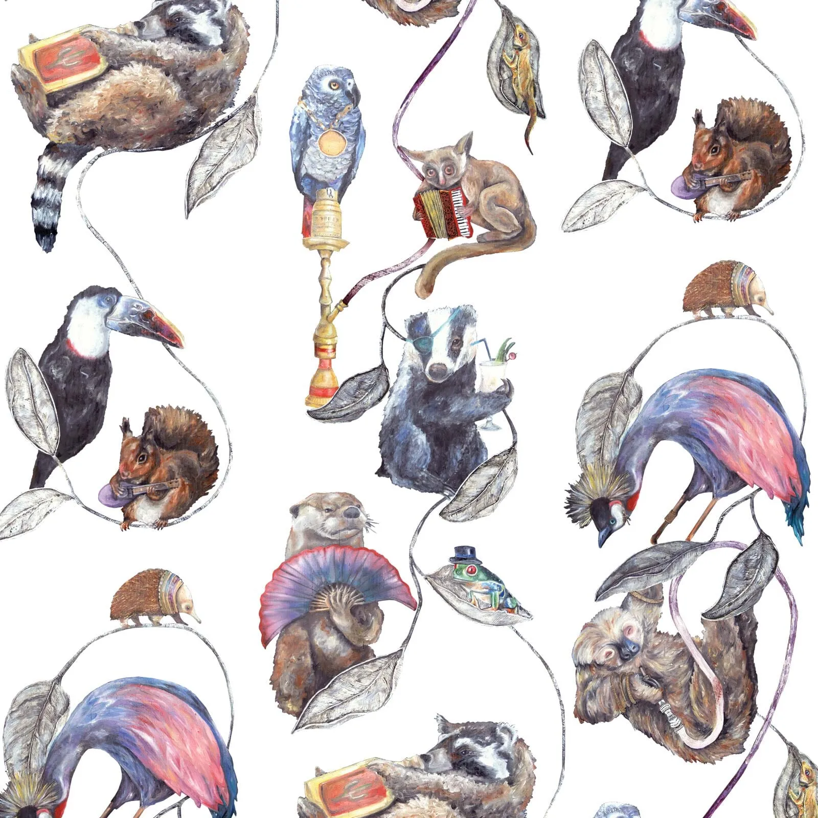 Hackney Empire Wallpaper Sample - White product