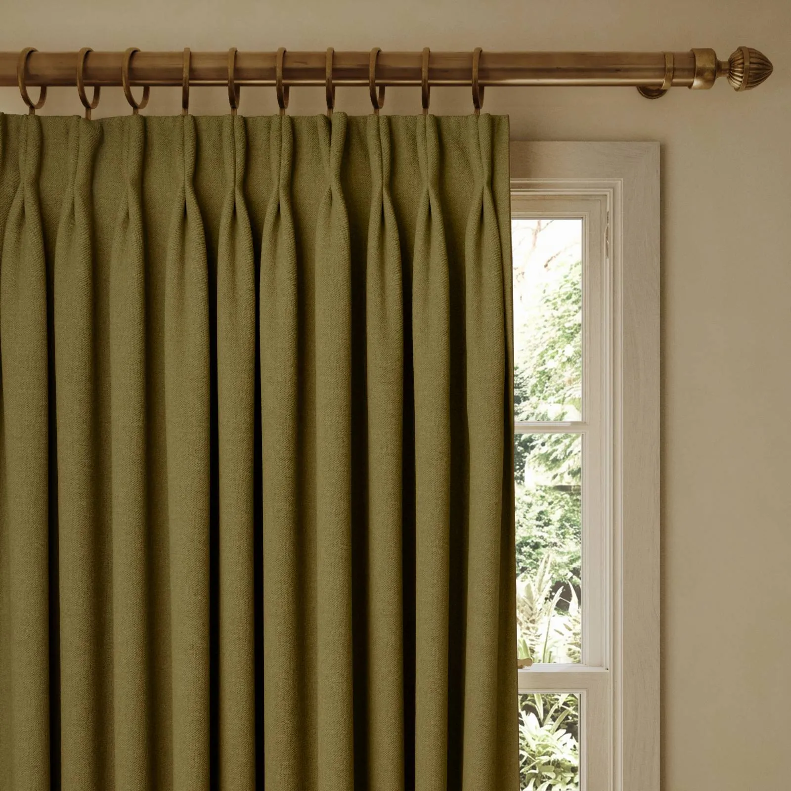 Heavenly Hemp Curtain - Apple Green, Hemp product
