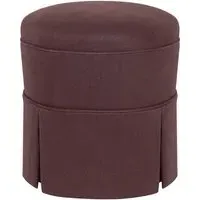 Heavenly Hemp Pomona Ottoman - Anemone, Hemp