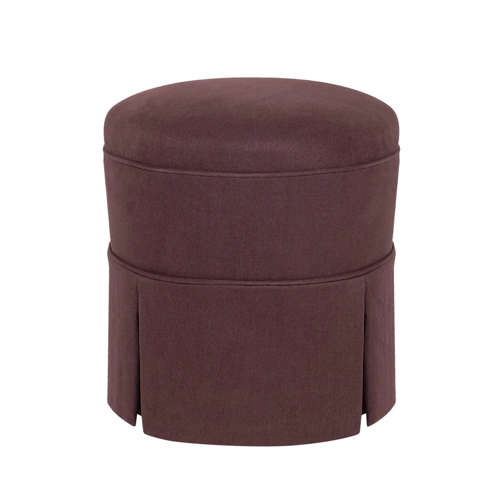Heavenly Hemp Pomona Ottoman - Anemone, Hemp