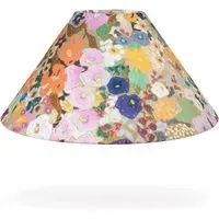 HOLLYHOCKS Malpas Lampshade - Spring, Cotton Linen