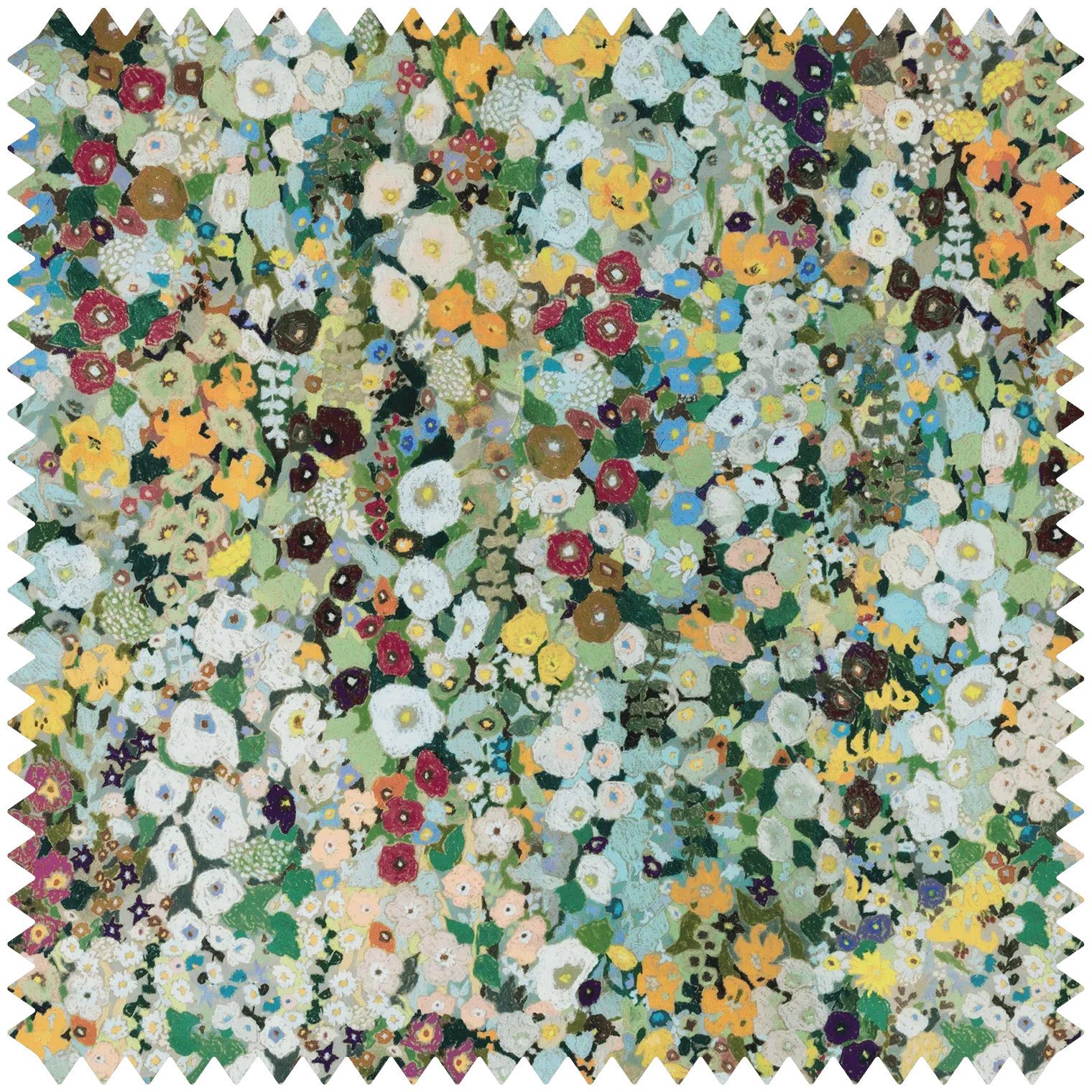 Hollyhocks Recycled Performance Fabric - Summer product