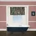 Hollyhocks Roman Blind - Winter, Velvet