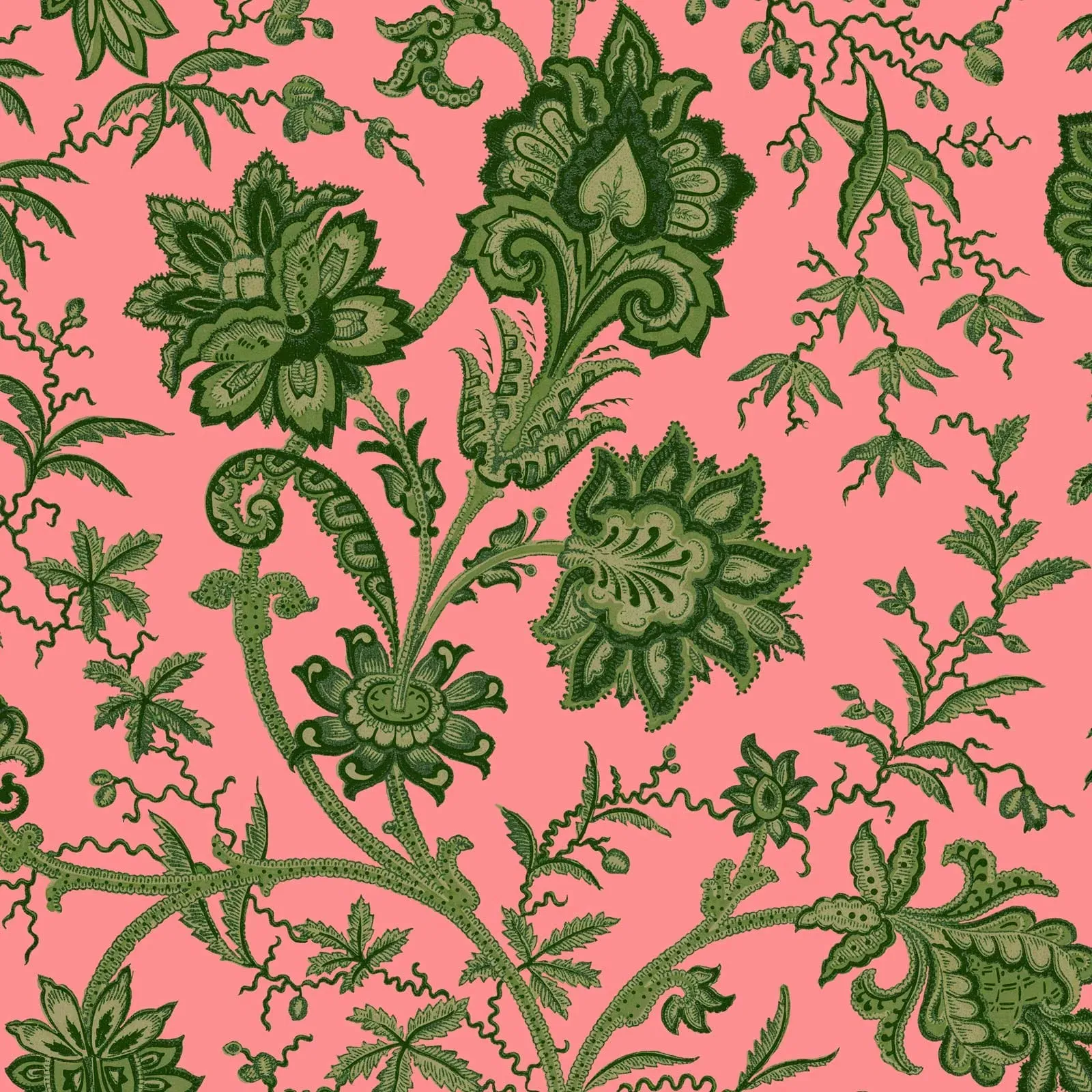 Indienne Wallpaper Sample - Pink product