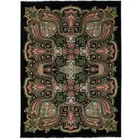 Labyrinth Rug - Noir, Wool