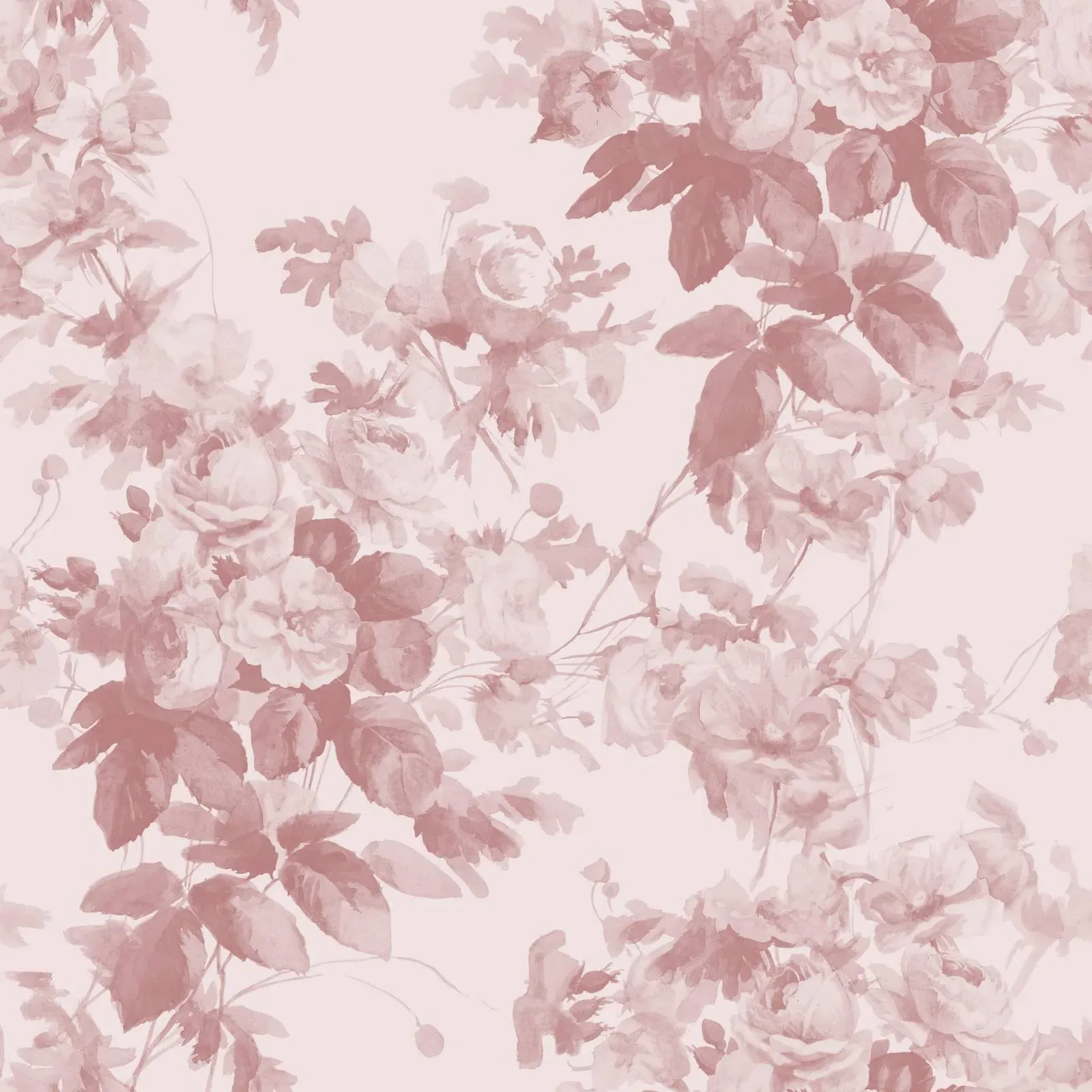 London Rose Wallpaper Sample - Blush product
