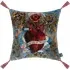 Love Is Enough Organic Velvet Cushion - Celestial Blue