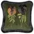 Love Letter Medium Fringe Velvet Cushion - Verde