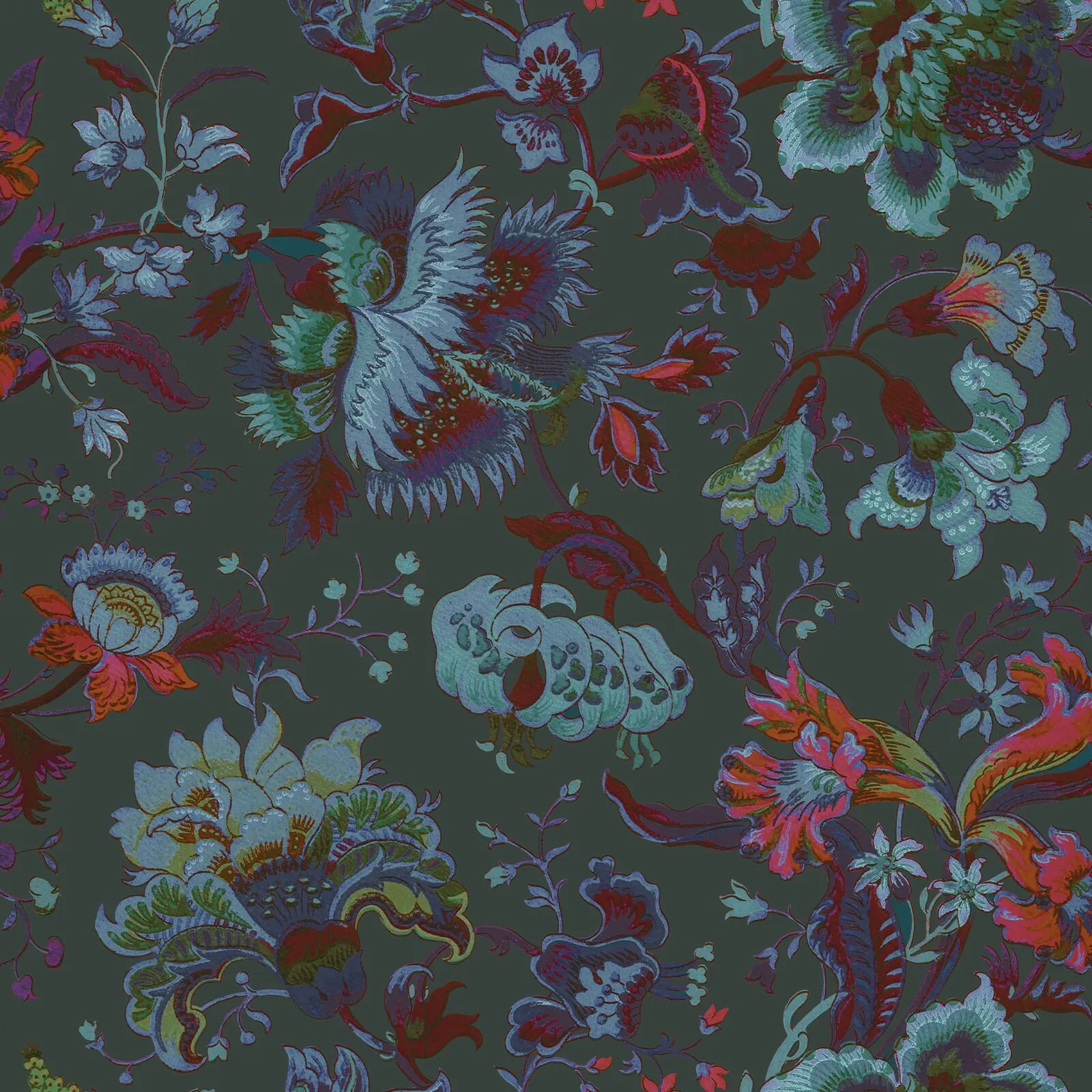 Majorelle Wallpaper Sample - Petrol product