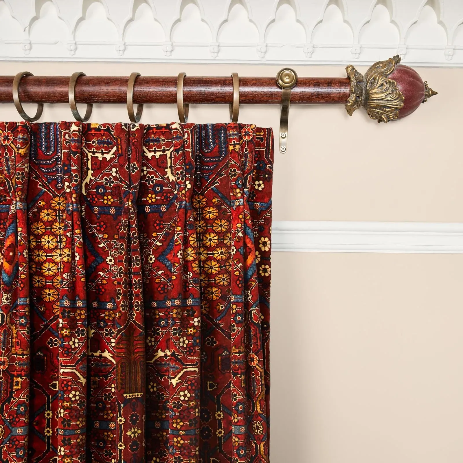 MEY MEH Velvet Curtain - Sienna image